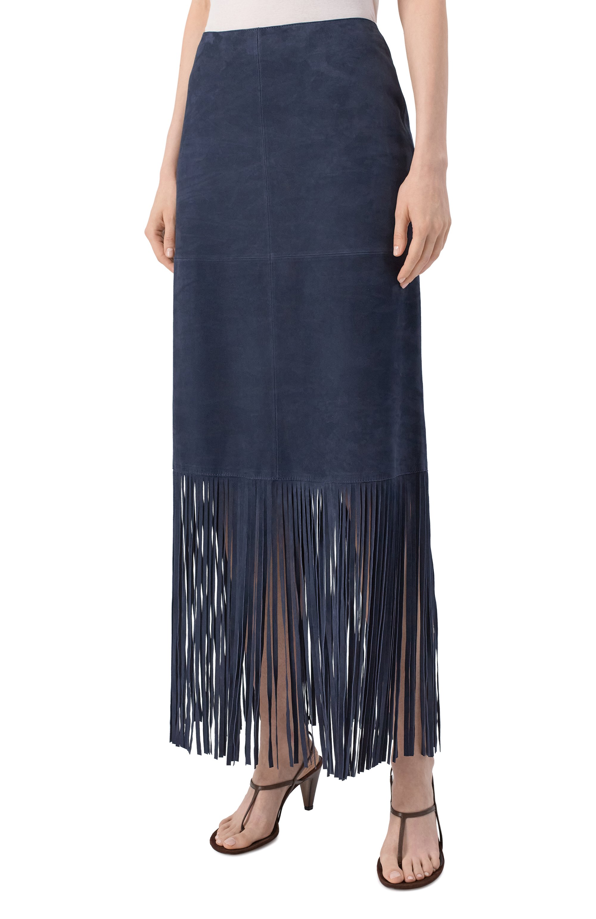 Замшевая юбка YVES SALOMON, арт. 25EYJ22199AVXX/A7181, фото 3