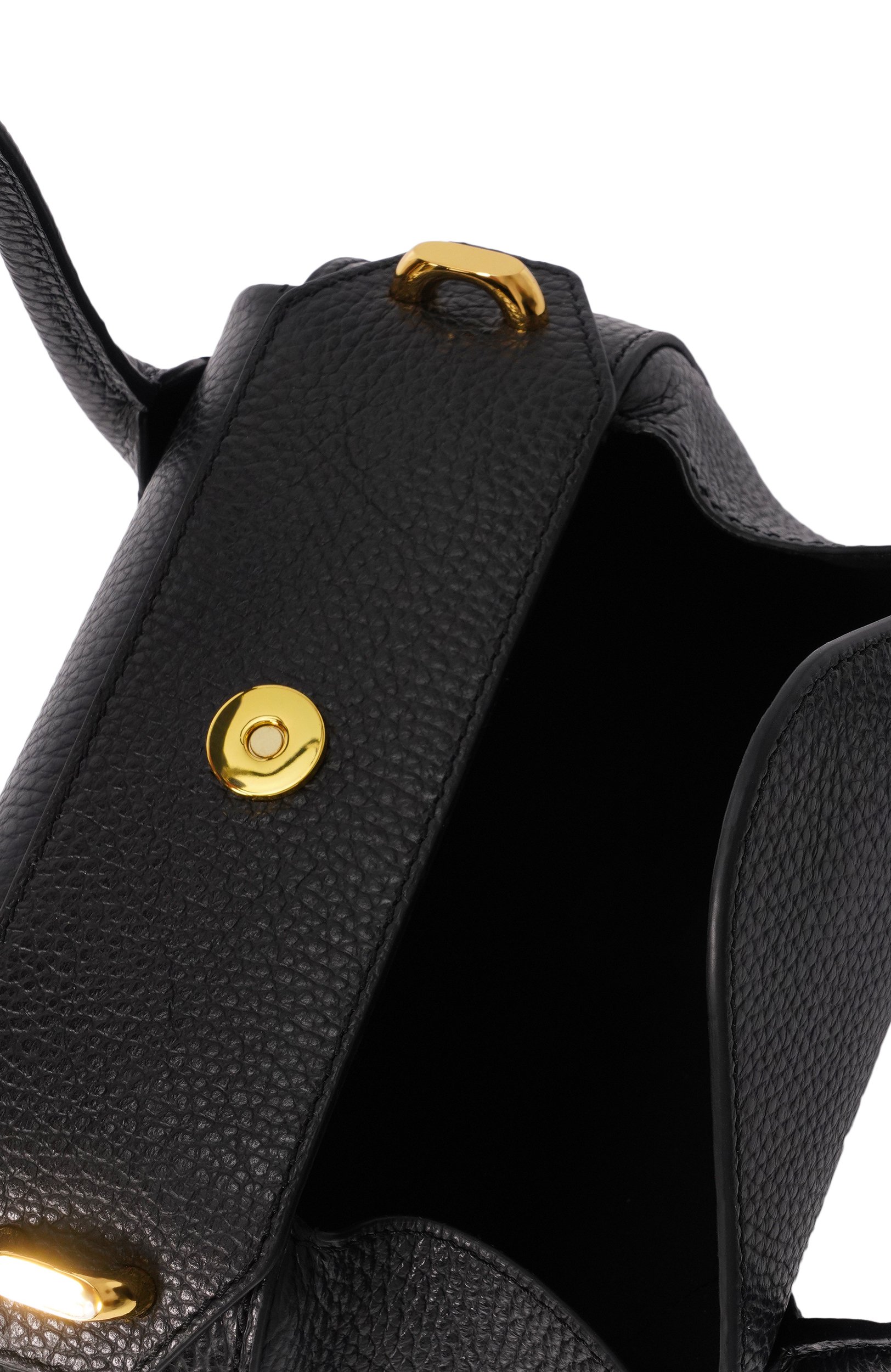 Сумка oyster mini YUZEFI черного цвета по цене 64500 руб., арт. 0YSTER MINI DUFFLE, фото 5 Сумка oyster mini YUZEFI, арт. 0YSTER MINI DUFFLE, фото 5