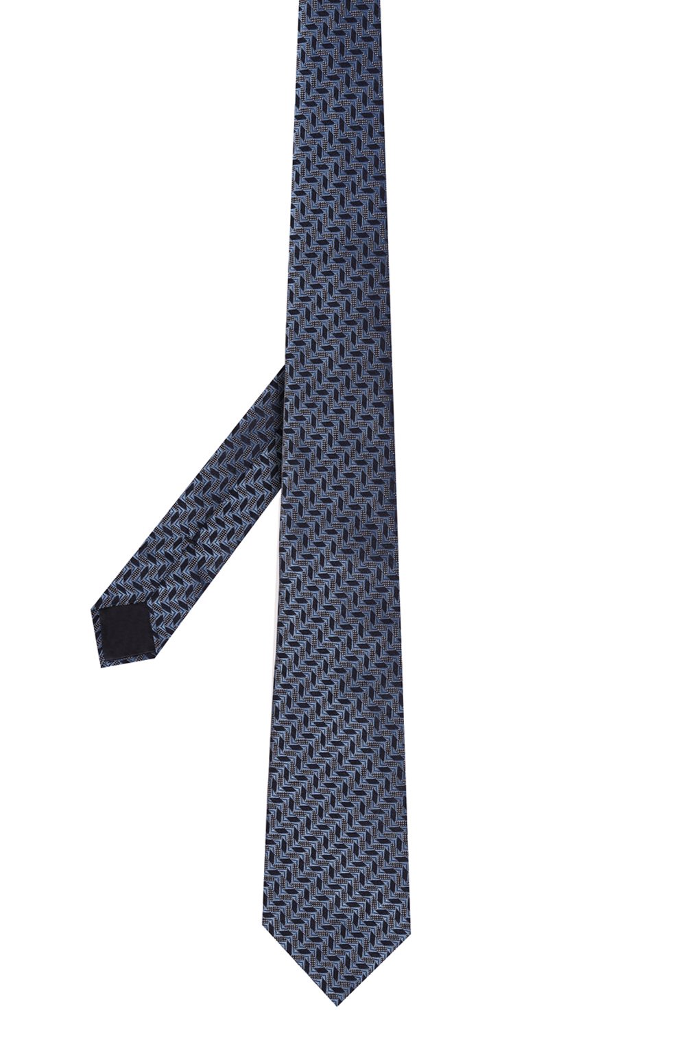 Шелковый галстук GIORGIO ARMANI синего цвета по цене 18900 руб., арт. 360054/4F922, фото 3 Шелковый галстук GIORGIO ARMANI, арт. 360054/4F922, фото 3