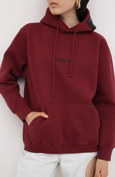 Хлопковое худи VETEMENTS, арт. UAH21TR630 1601/W, фото 3