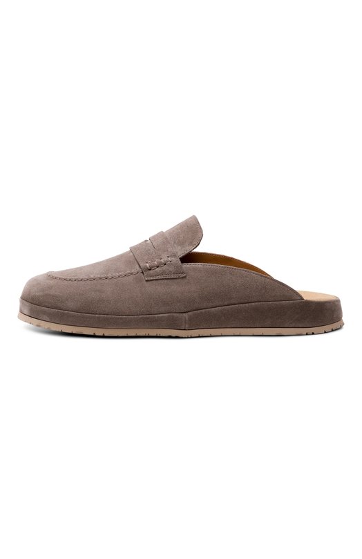Замшевые домашние туфли Farfalla F5ALI/SUEDE Серый  F5ALI/SUEDE Фото 4
