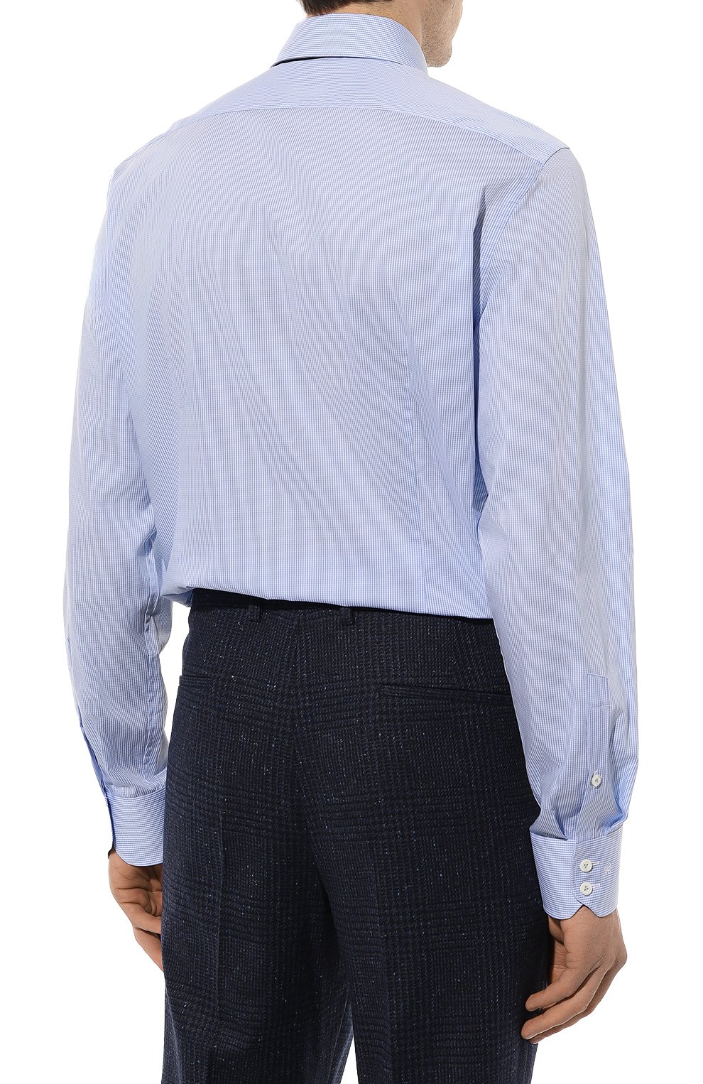 Хлопковая сорочка VAN LAACK голубого цвета по цене 17550 руб., арт. RIVARA-LSF/151887, фото 5 Хлопковая сорочка VAN LAACK, арт. RIVARA-LSF/151887, фото 5