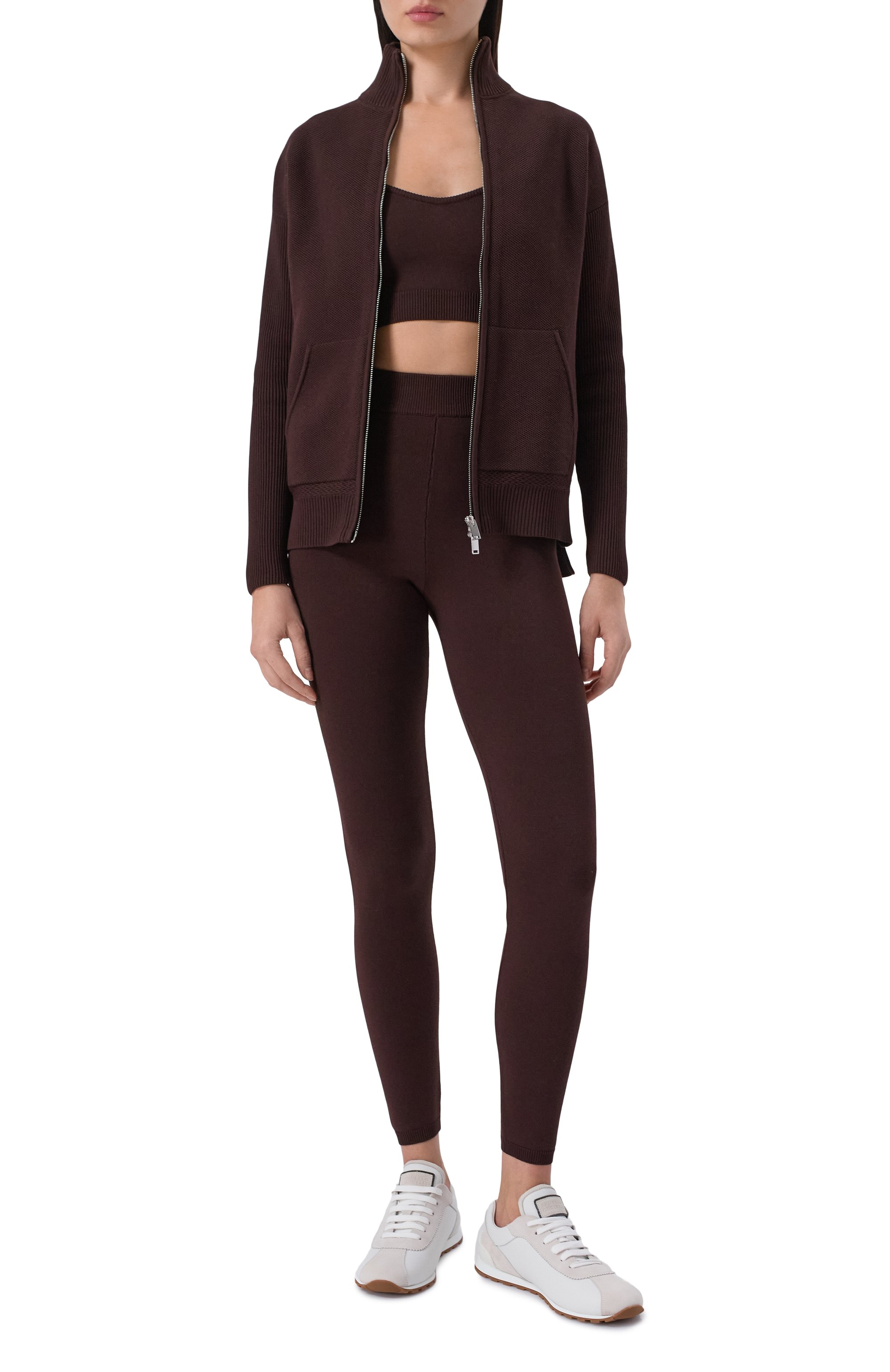 Кардиган MVST коричневого цвета по цене 128500 руб., арт. M26.CSW.K437/C0TT0NTECH, фото 2 Кардиган MVST, арт. M26.CSW.K437/C0TT0NTECH, фото 2