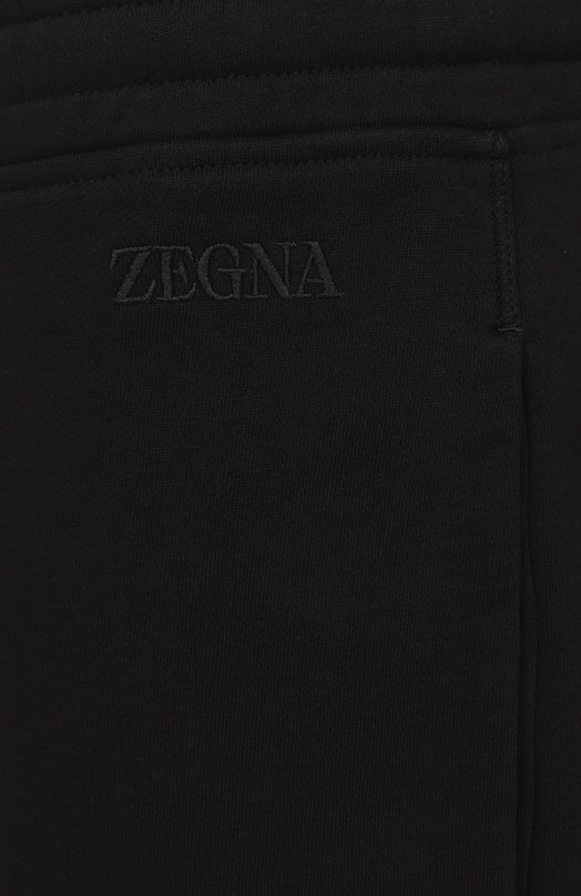 Хлопковые шорты Zegna N6N10/194 Чёрный  N6N10/194 Фото 6