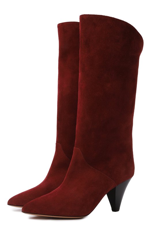 Замшевые сапоги Lirina Isabel Marant 25P/BT0033FA-C1A10S Бордовый 25P/BT0033FA-C1A10S