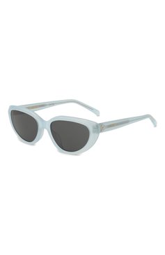 Женские солнцезащитные очки CELINE EYEWEAR голубого цвета, арт. CL40220U 84A | Фото 1 (Региональные ограничения белый список (Axapta Mercury): Не проставлено; Нос: Не проставлено; Материал: Пластик; Тип очков: С/з; Оптика Гендер: оптика-женское; Очки форма: Cat-eye)