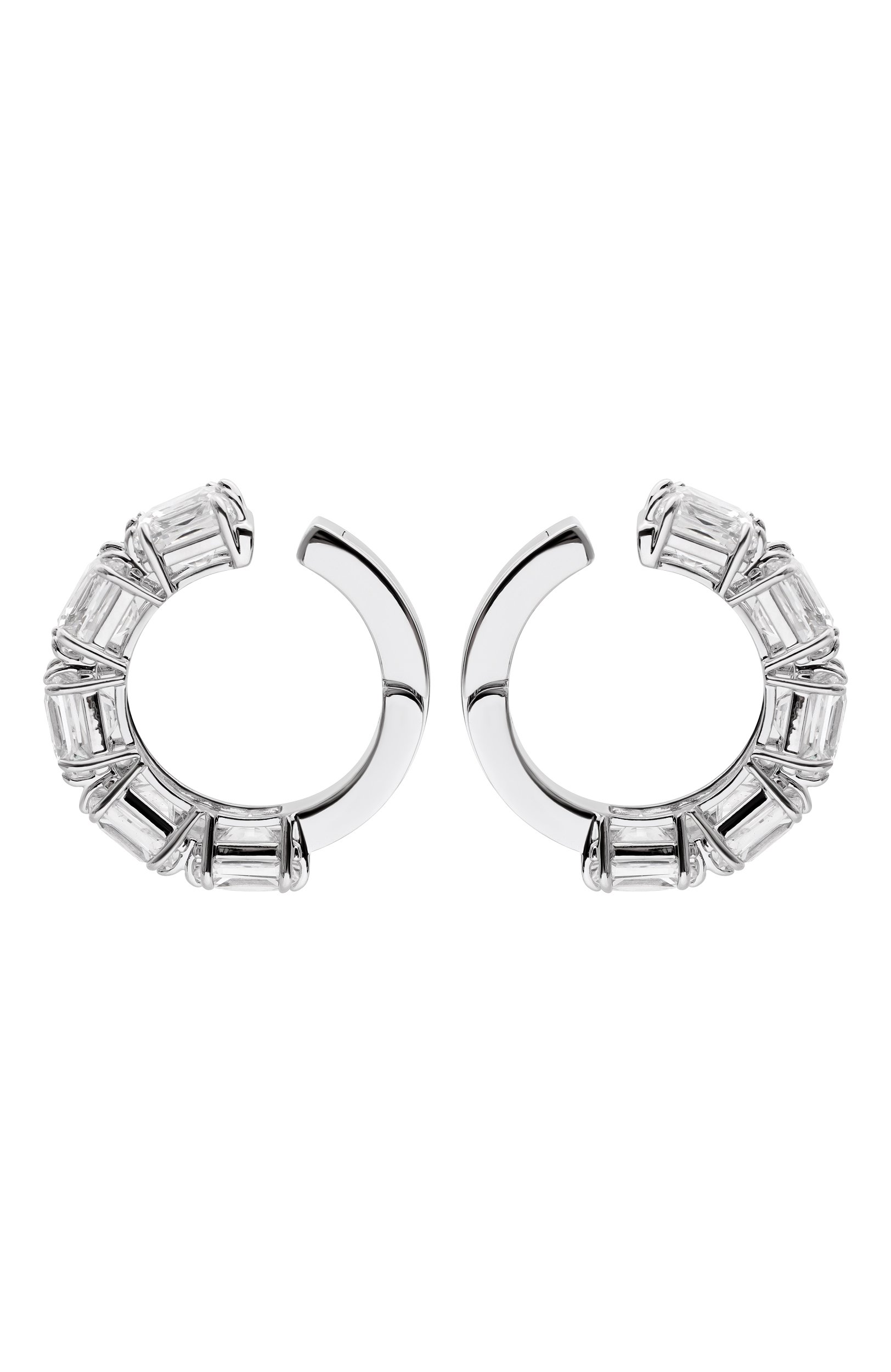 Клипсы millenia SWAROVSKI серебряного цвета по цене 22950 руб., арт. 5654557, фото 4 Клипсы millenia SWAROVSKI, арт. 5654557, фото 4