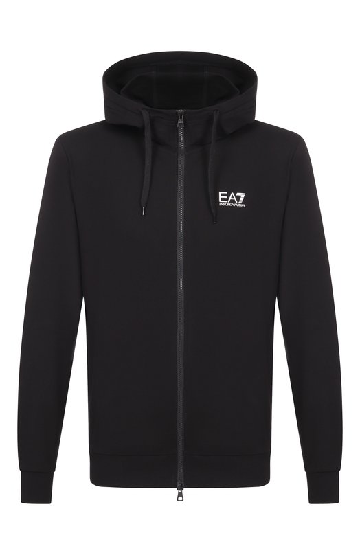 Хлопковая толстовка EA7 8NPM33/PJVRZ Чёрный 8NPM33/PJVRZ