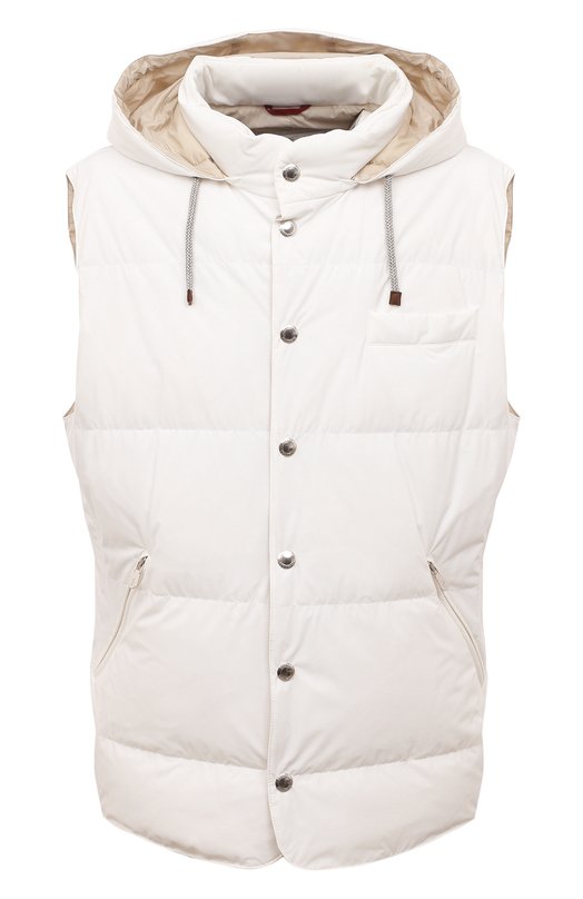 Пуховый жилет Brunello Cucinelli MM4031716 Белый MM4031716