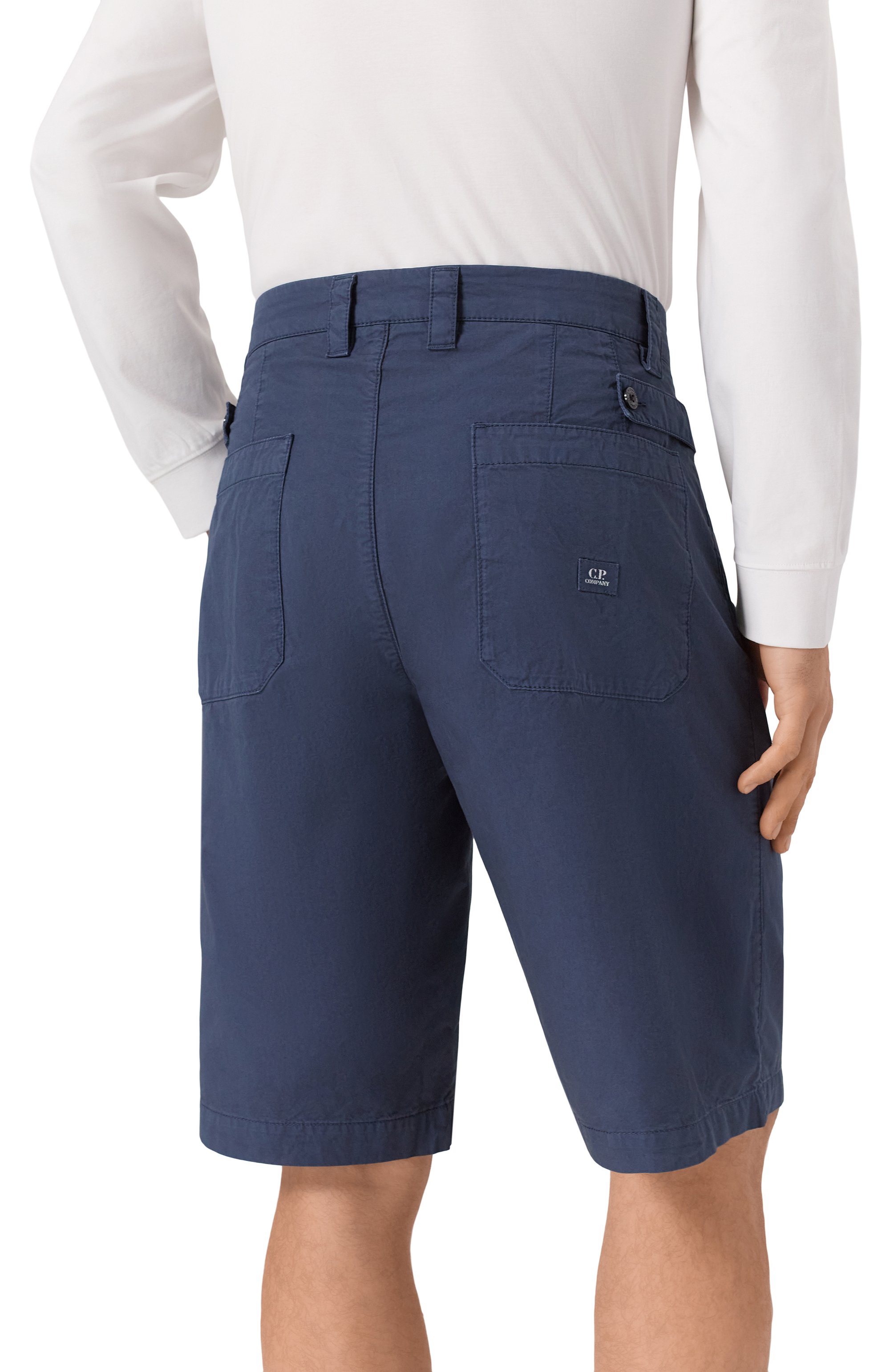 Хлопковые шорты C.P. COMPANY, арт. 18CMBE277A1103400, фото 4