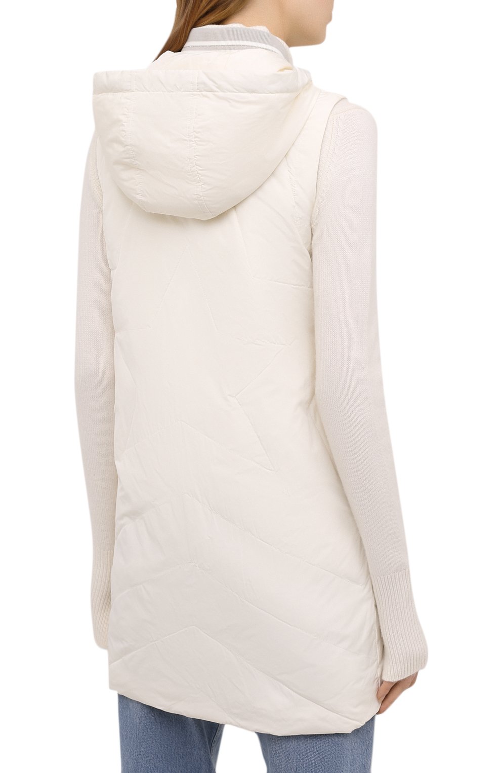 Жилет LORENA ANTONIAZZI бежевого цвета по цене 78850 руб., арт. P2109PI012/3374, фото 4 Жилет LORENA ANTONIAZZI, арт. P2109PI012/3374, фото 4