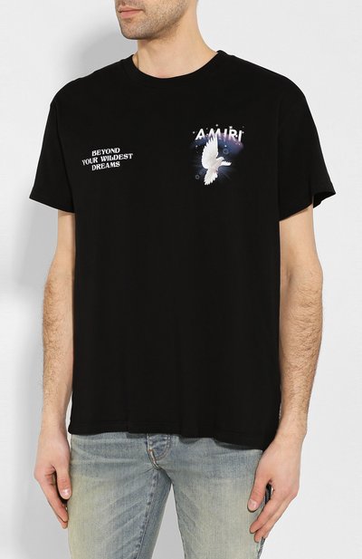 Хлопковая футболка AMIRI, арт. Y0M03344CJ, фото 3