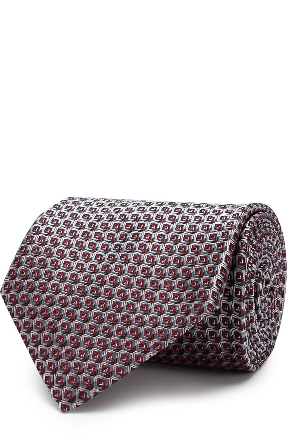 Шелковый галстук с узором BRIONI, арт. 062I00/P7466, фото 1