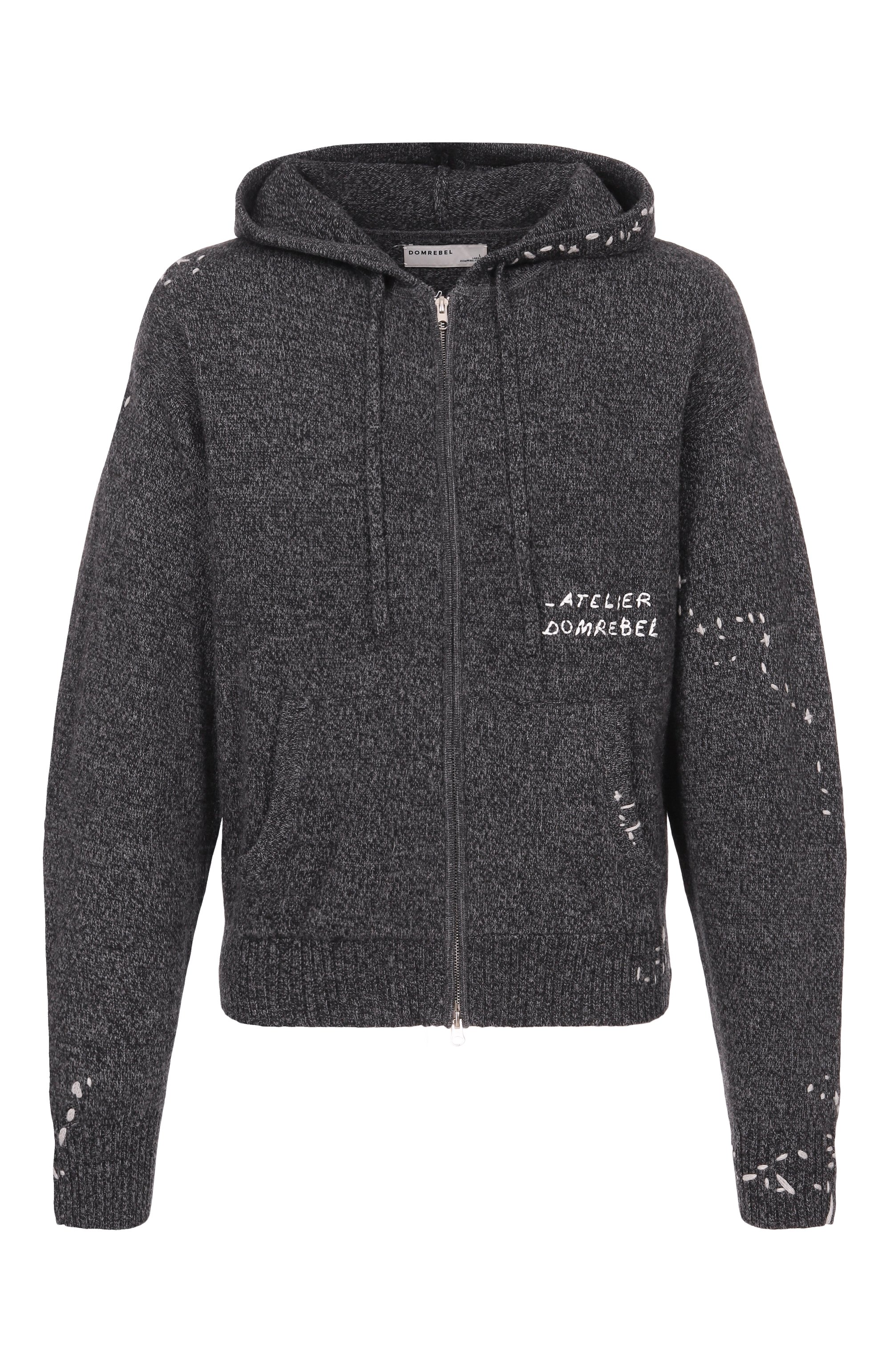 Кардиган DOMREBEL, арт. M RENEGADE/KNIT ZIP H00DIE, фото 1