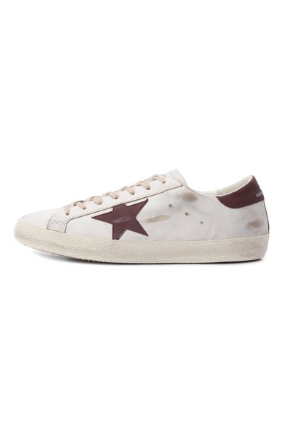 Кожаные кеды super-star GOLDEN GOOSE DELUXE BRAND белого цвета по цене 72650 руб., арт. GMF00101.F008114, фото 3 Кожаные кеды super-star GOLDEN GOOSE DELUXE BRAND, арт. GMF00101.F008114, фото 3