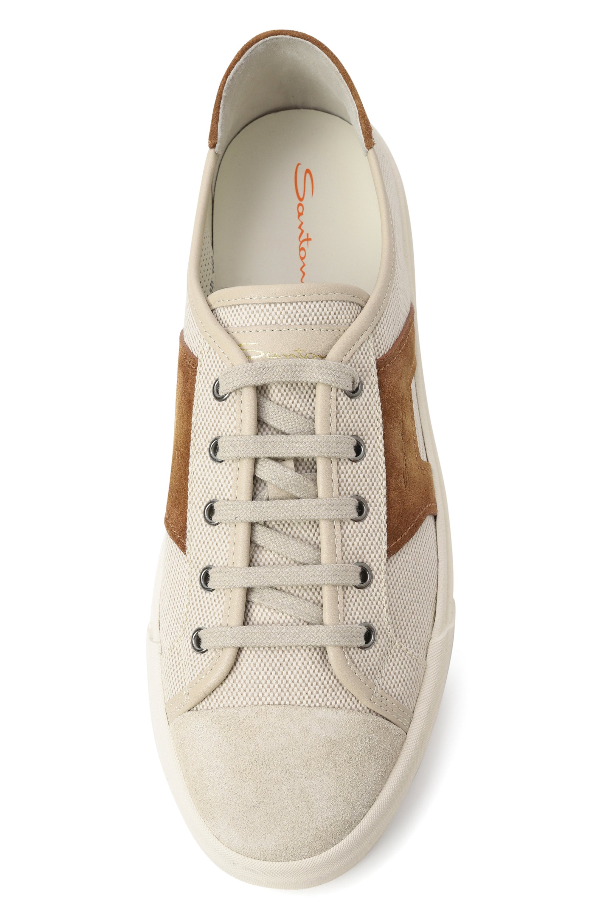 Комбинированные кеды gloria SANTONI, арт. MBGG22075PNNGRBY, фото 6