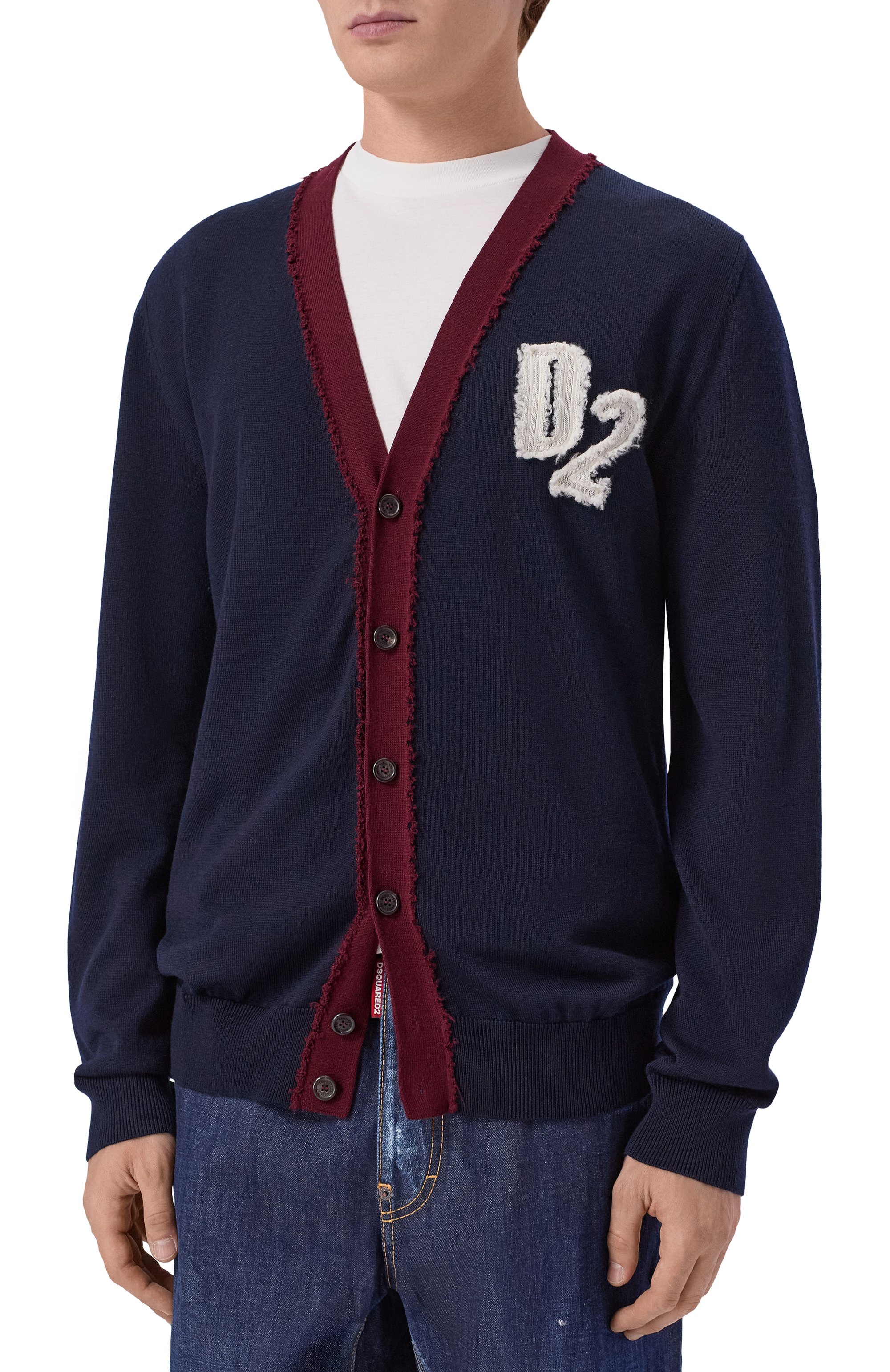 Шерстяной кардиган DSQUARED2, арт. S74HA1642/D13235, фото 3