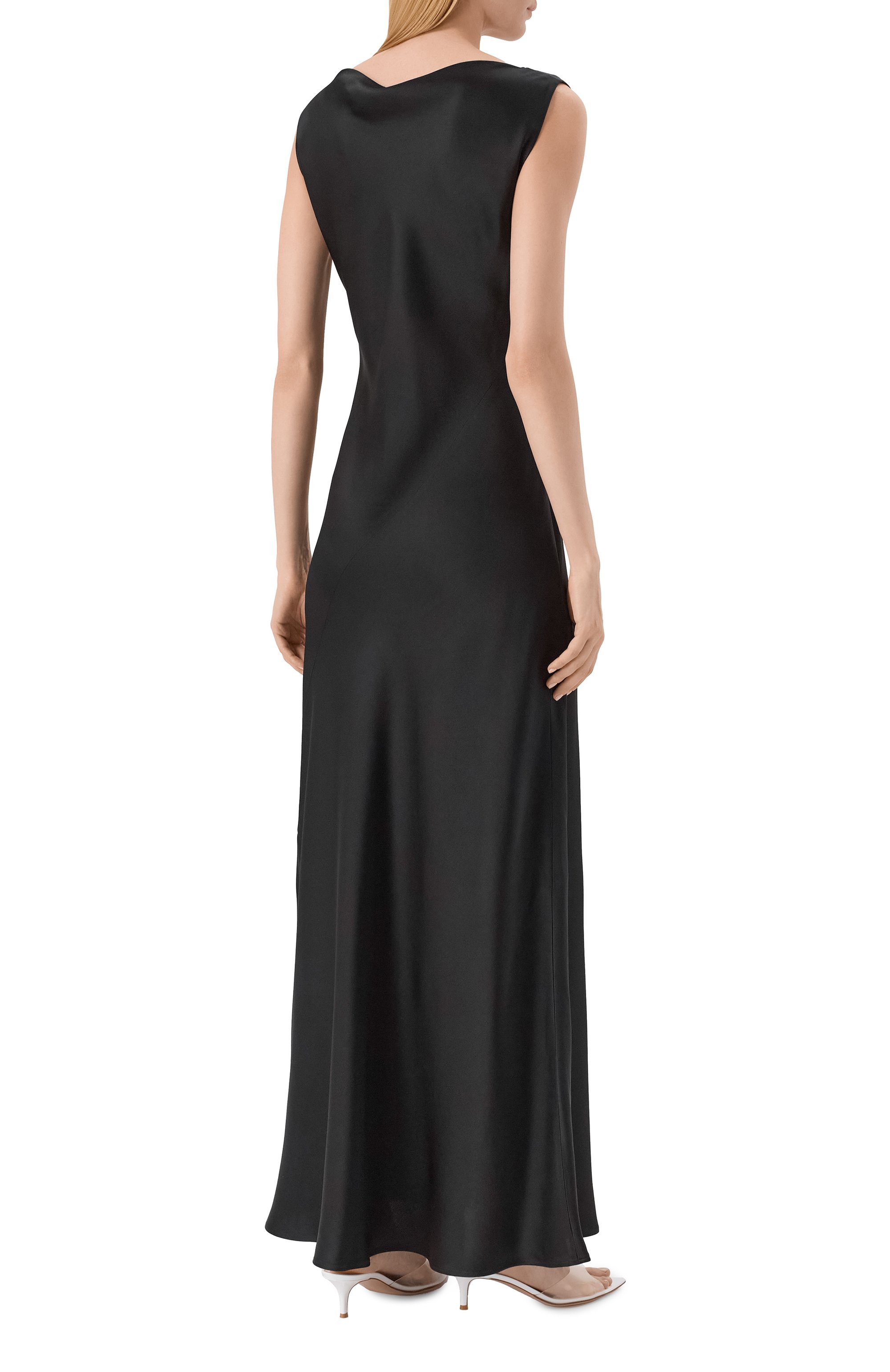 Атласное платье ANTONELLI FIRENZE, арт. M6333P/355C, фото 4