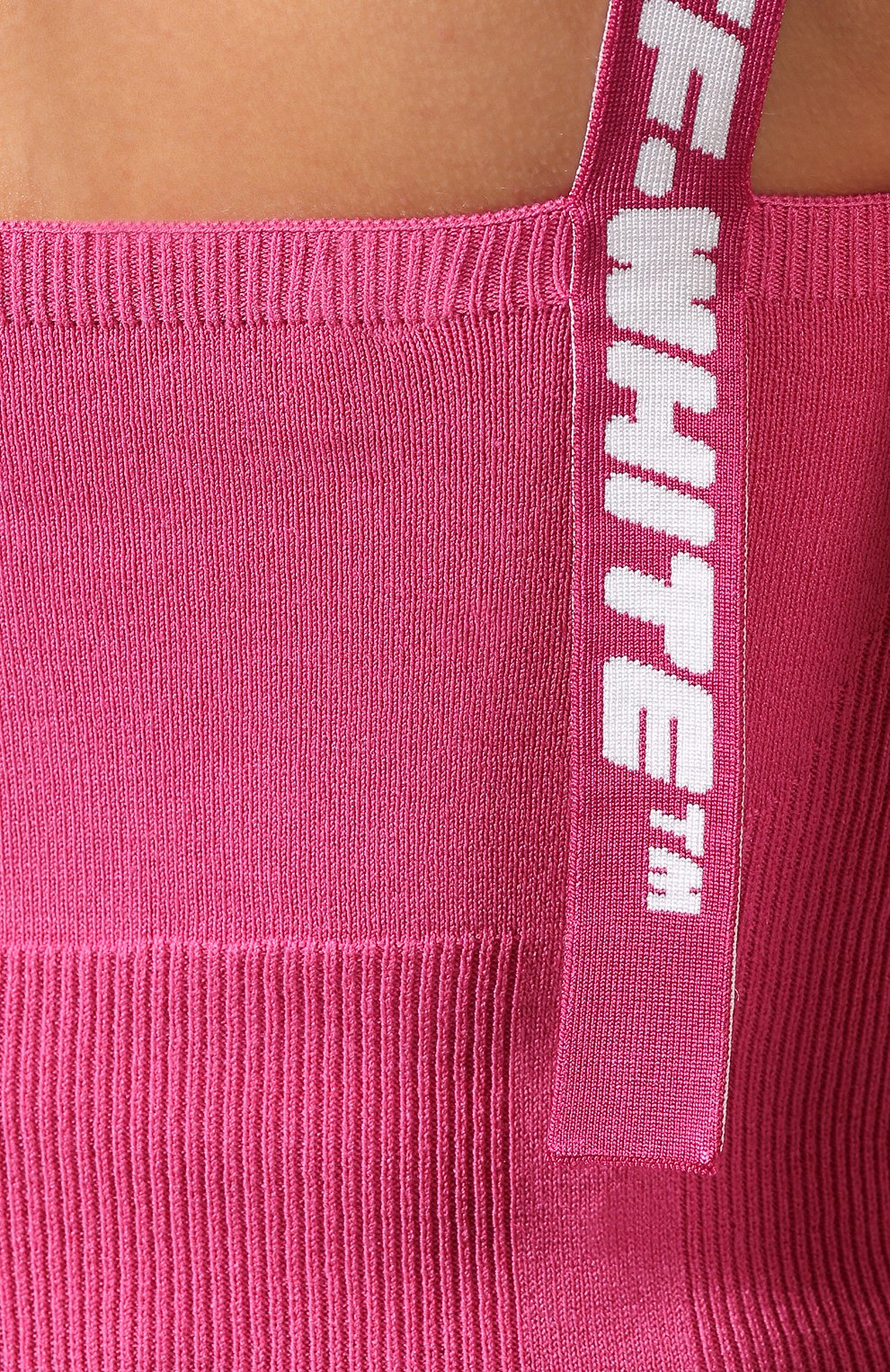 Топ из вискозы OFF-WHITE фуксия цвета по цене 27600 руб., арт. 0WHD011R20H330682800, фото 5 Топ из вискозы OFF-WHITE, арт. 0WHD011R20H330682800, фото 5