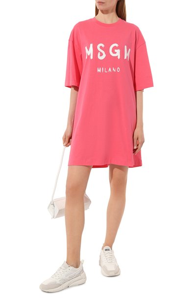 Хлопковая футболка MSGM, арт. 3441MDA510 237002, фото 2