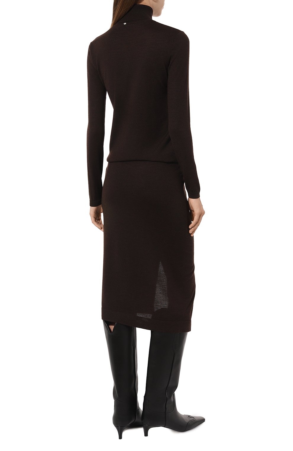 Платье из шерсти и шелка LORENA ANTONIAZZI, арт. A24115AM87A/2862, фото 4