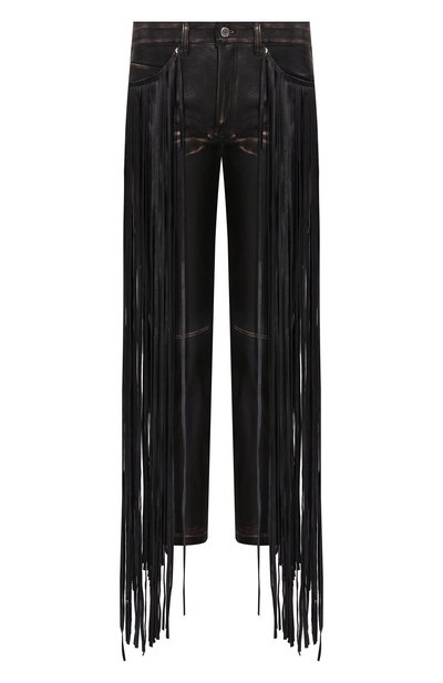 Женские кожаные брюки GOLDEN GOOSE DELUXE BRAND, арт. G35WP108.P1