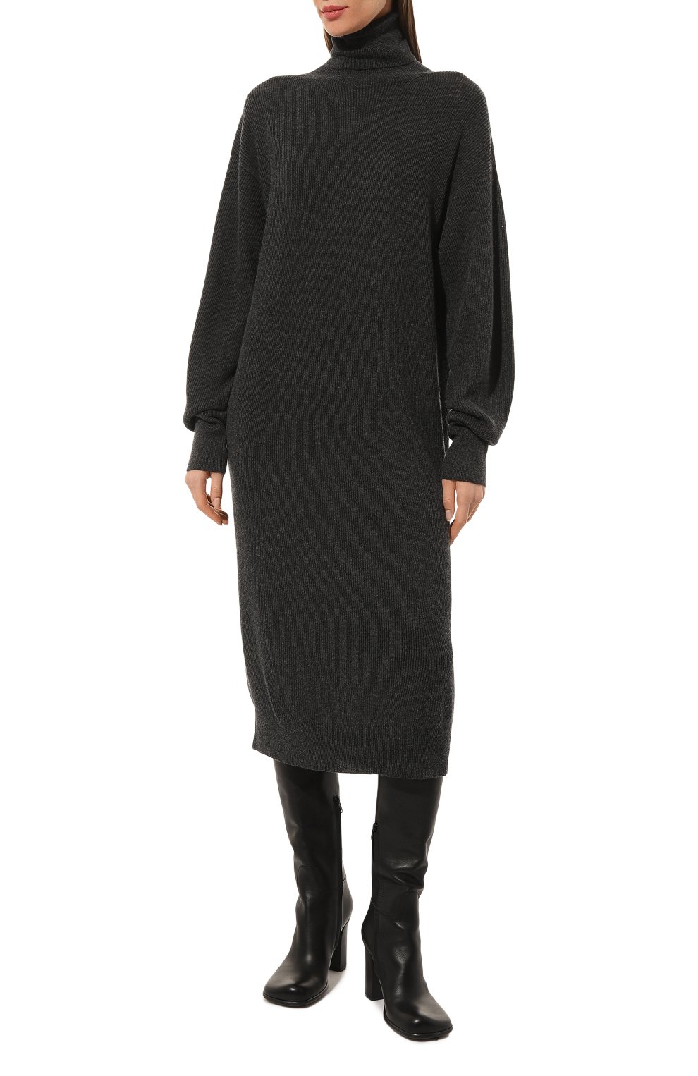 Платье из шелка и шерсти LORENA ANTONIAZZI, арт. A22127AM16A/2834, фото 3