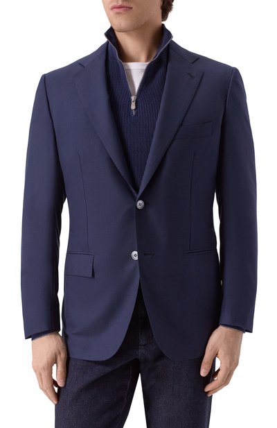 Шерстяной пиджак KITON, арт. UG81K0982823, фото 4