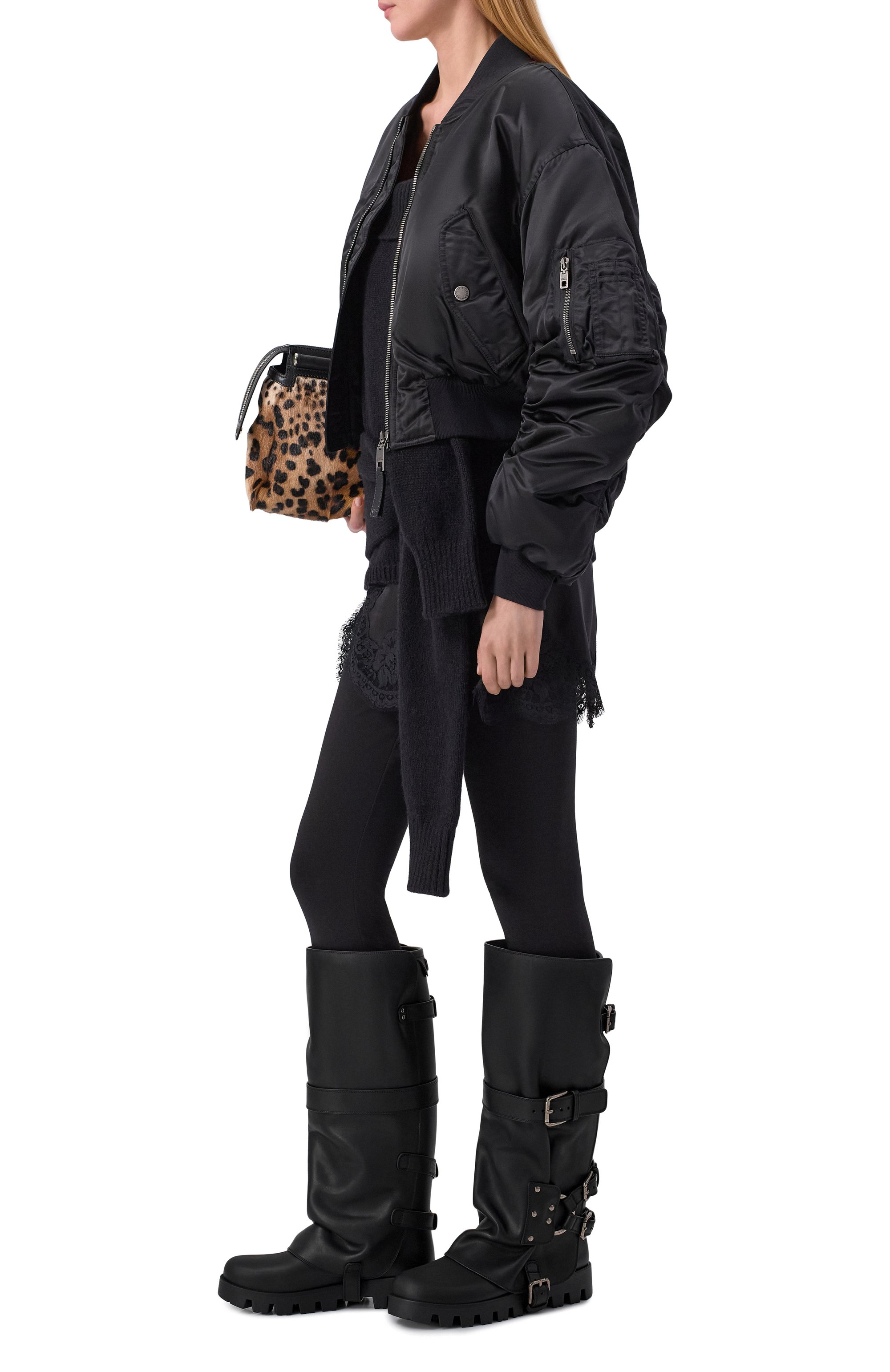 Комбинир�ованные сапоги pioggia DOLCE & GABBANA, арт. CU1288/AX872, фото 3