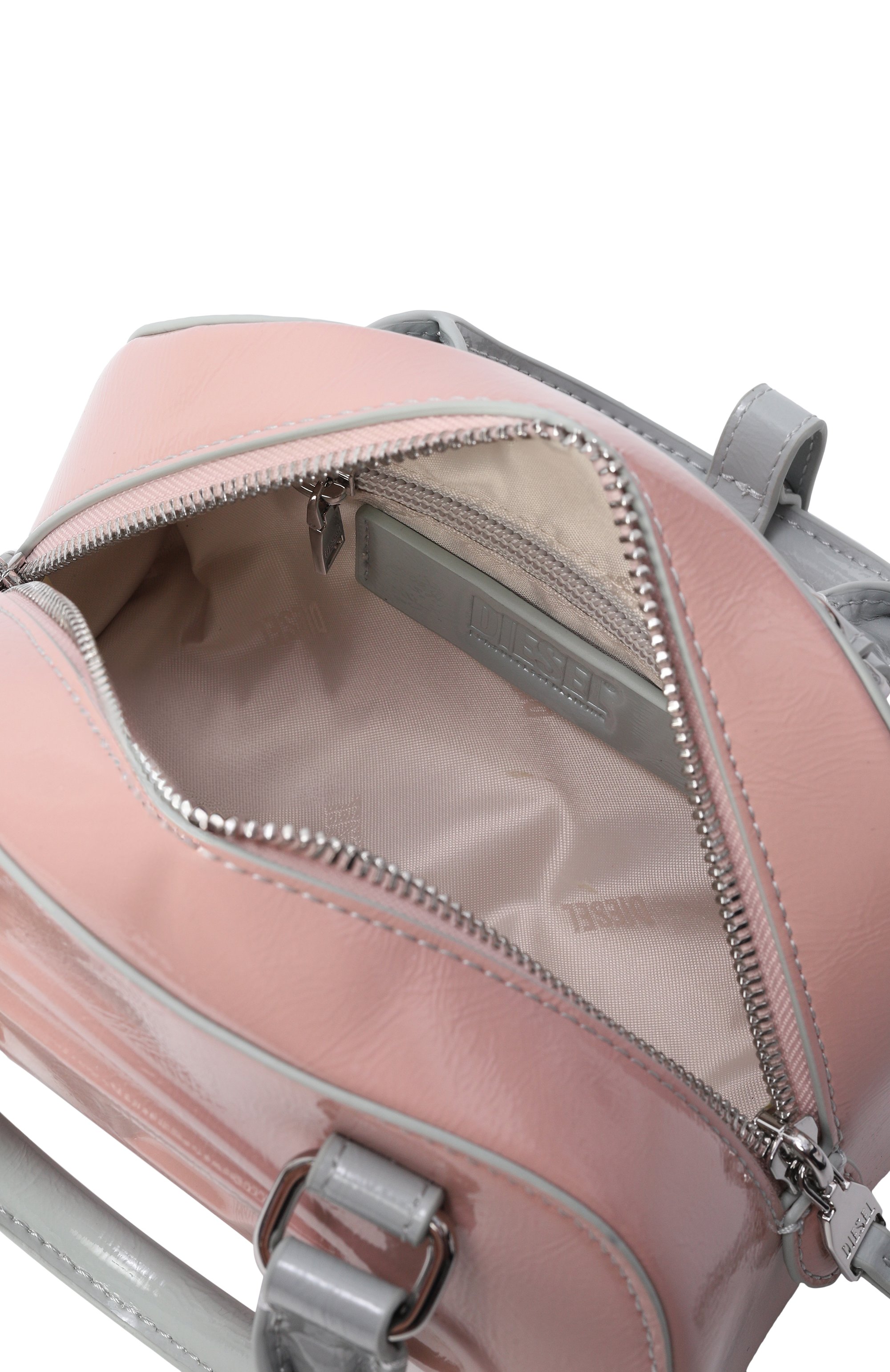 Сумка 1dr dome DIESEL светло-розового цвета по цене 42950 руб., арт. X10369/P8768, фото 5 Сумка 1dr dome DIESEL, арт. X10369/P8768, фото 5