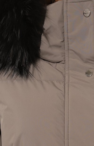 Пуховик breuil-fur-stp MOORER темно-серого цвета по цене 299000 руб., арт. RUF-LIUER-STP_SET_, фото 5 Пуховик breuil-fur-stp MOORER, арт. RUF-LIUER-STP_SET_, фото 5