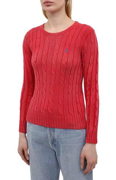 Хлопковый пуловер POLO RALPH LAUREN, арт. 211580009, фото 3