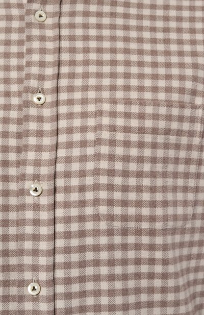 Хлопковая рубашка VAN LAACK темно-бежевого цвета по цене 21450 руб., арт. R0Y-TFK/151927, фото 5 Хлопковая рубашка VAN LAACK, арт. R0Y-TFK/151927, фото 5