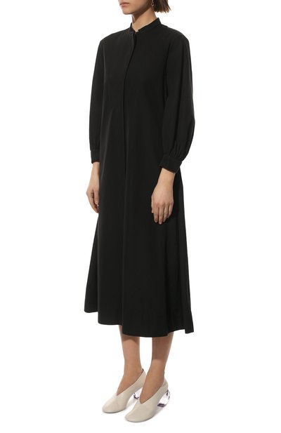 Хлопковое платье JIL SANDER, арт. JSPU500606-WU245200, фото 3