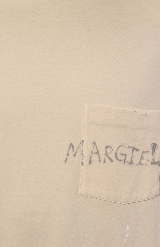 фото Хлопковая футболка maison margiela