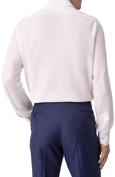 Хлопковая сорочка KITON, арт. UCIH0920401, фото 4