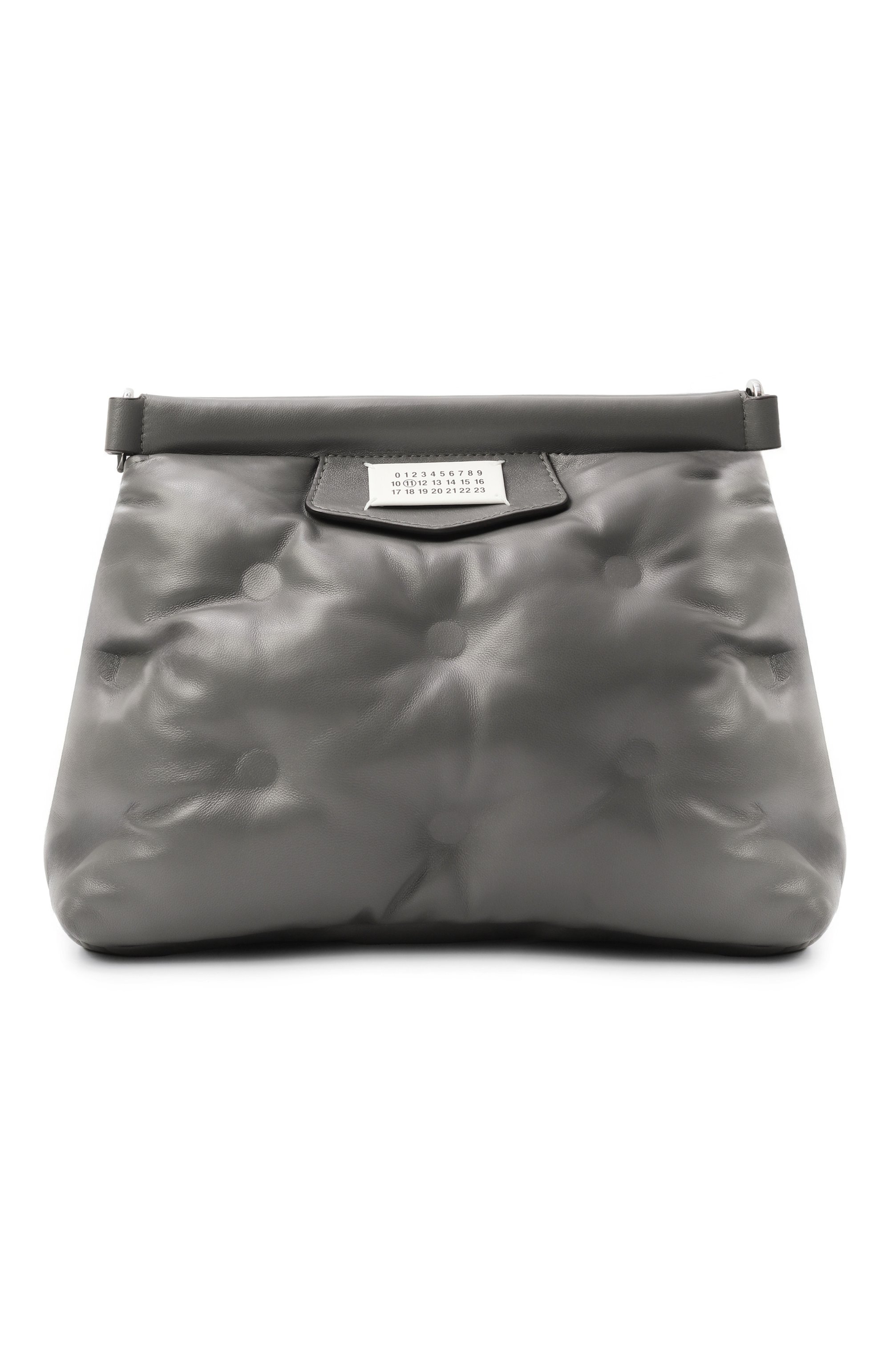 Сумка glam slam classique small MAISON MARGIELA серого цвета по цене 238000 руб., арт. SB1WG0028/P4300, фото 1 Сумка glam slam classique small MAISON MARGIELA, арт. SB1WG0028/P4300, фото 1