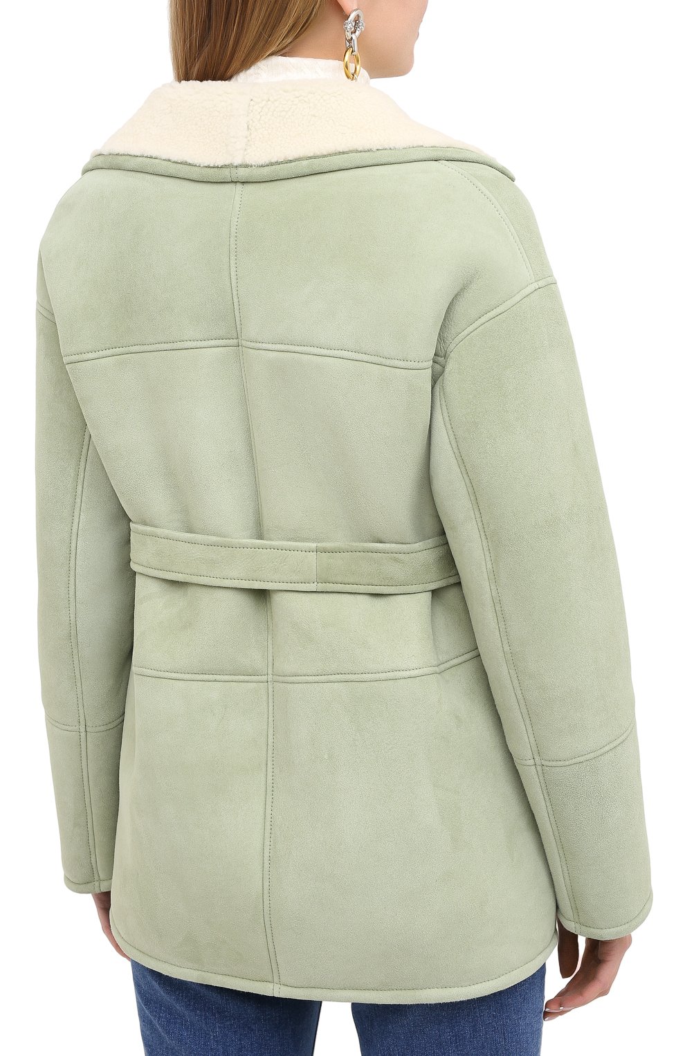 Дубленка BLANCHA, арт. 20094/302/60/SAGE/IV0RY, фото 4