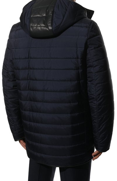Пуховая куртка ZILLI темно-синего цвета по цене 1365000 руб., арт. MAS-CUBIK-30036/0003/62-68, фото 4 Пуховая куртка ZILLI, арт. MAS-CUBIK-30036/0003/62-68, фото 4