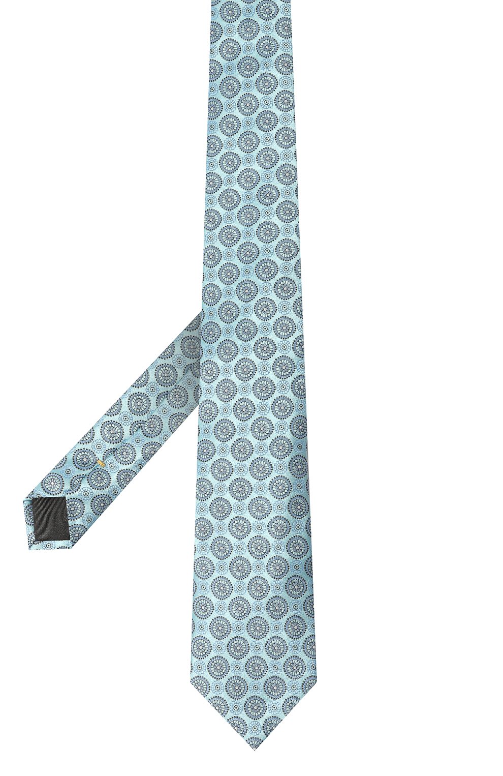 Шелковый галстук CANALI бирюзового цвета по цене 17600 руб., арт. 18/HJ03734, фото 3 Шелковый галстук CANALI, арт. 18/HJ03734, фото 3