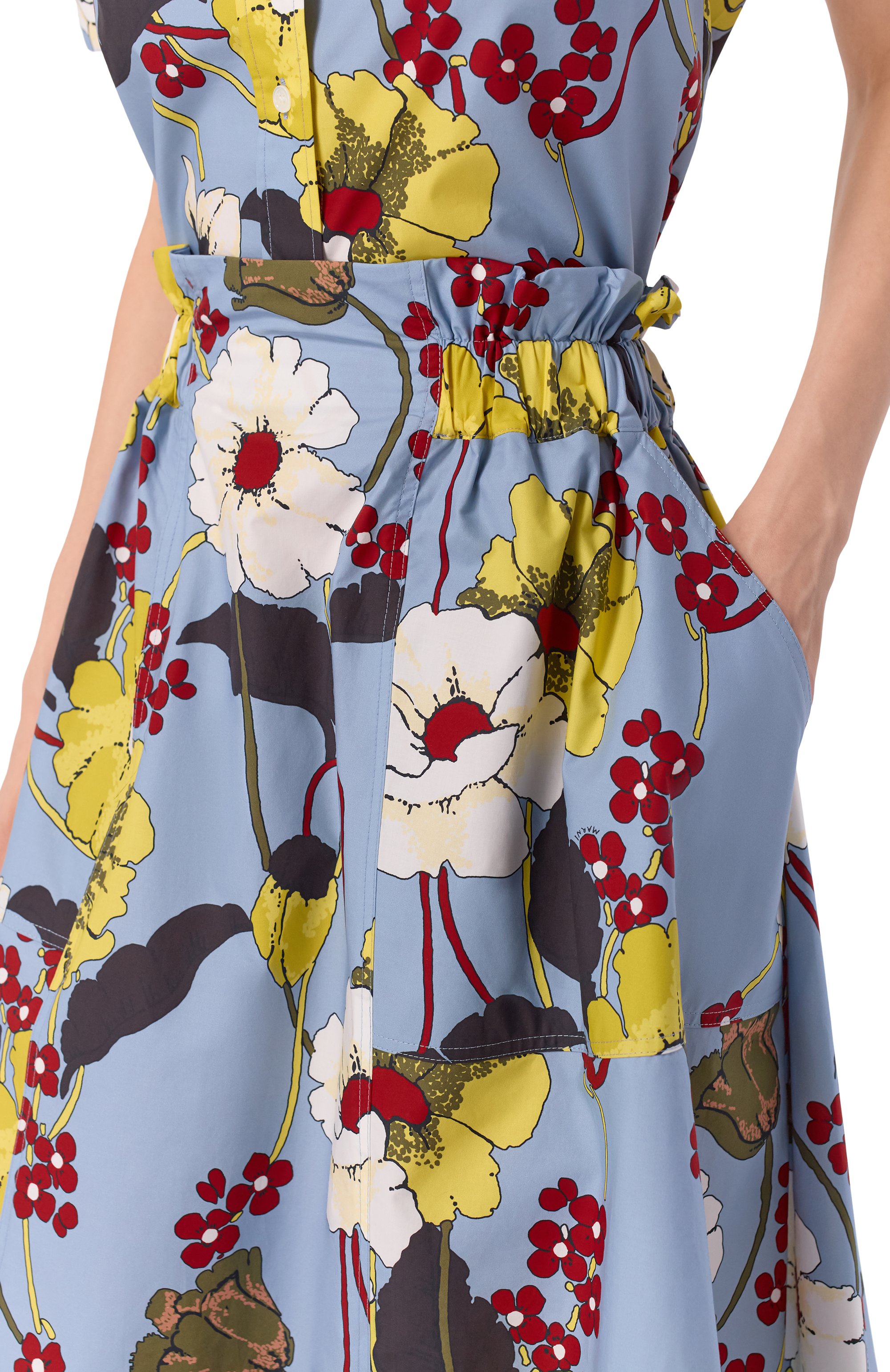 Хлопковая юбка MARNI, арт. G0MA0812A1/UTC581, фото 5