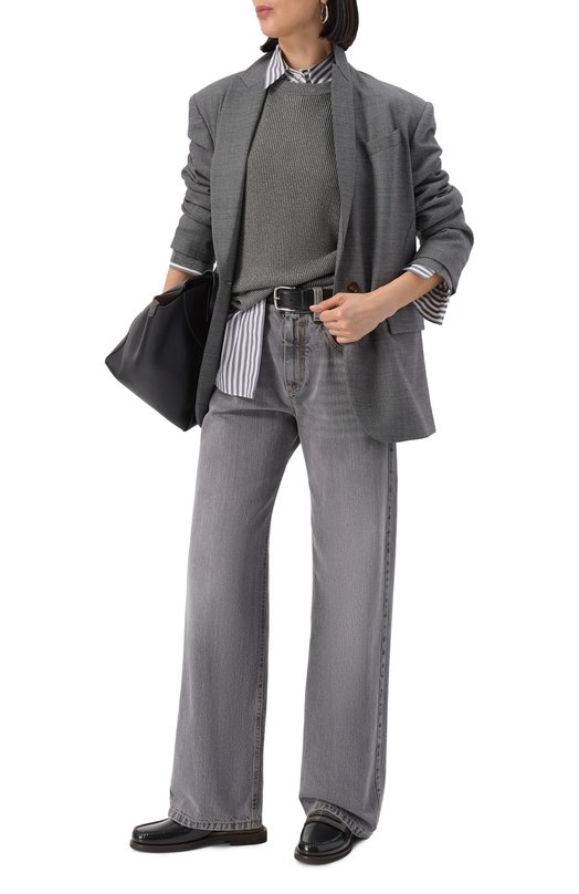 Джинсы Brunello Cucinelli MP095P5565 Серый  MP095P5565 Фото 2