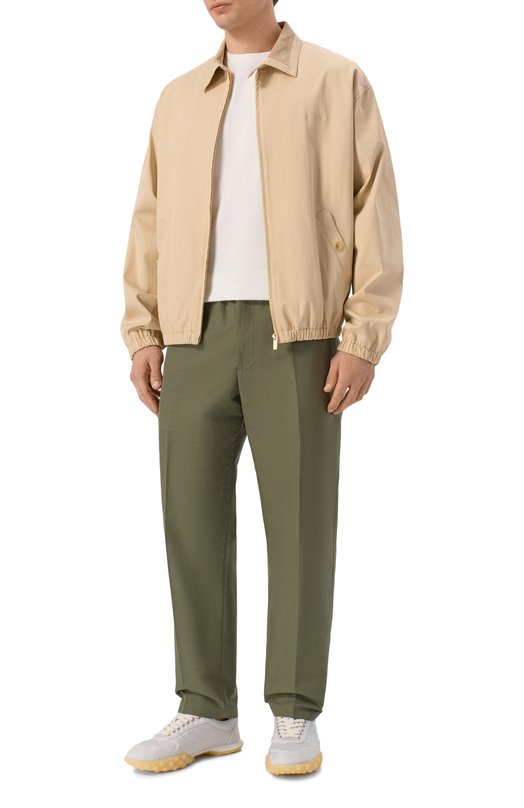 Текстильные кроссовки Moon Jil Sander J33WS0053/P7579 Белый  J33WS0053/P7579 Фото 2