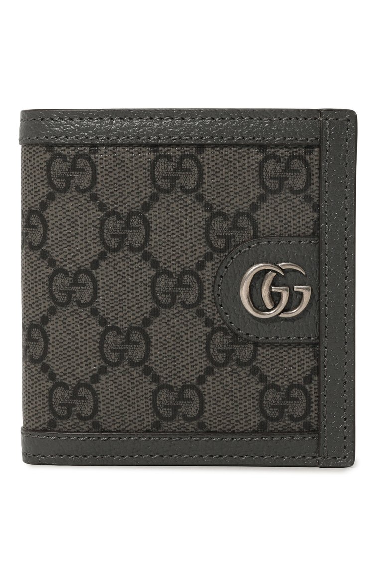Мужской портмоне ophidia gg GUCCI темно-серого цвета, арт. 732016/UULBN | Фото 1 (Материал: Текстиль, Синтетический материал; Нос: Не проставлено; Материал сплава: Проставлено)