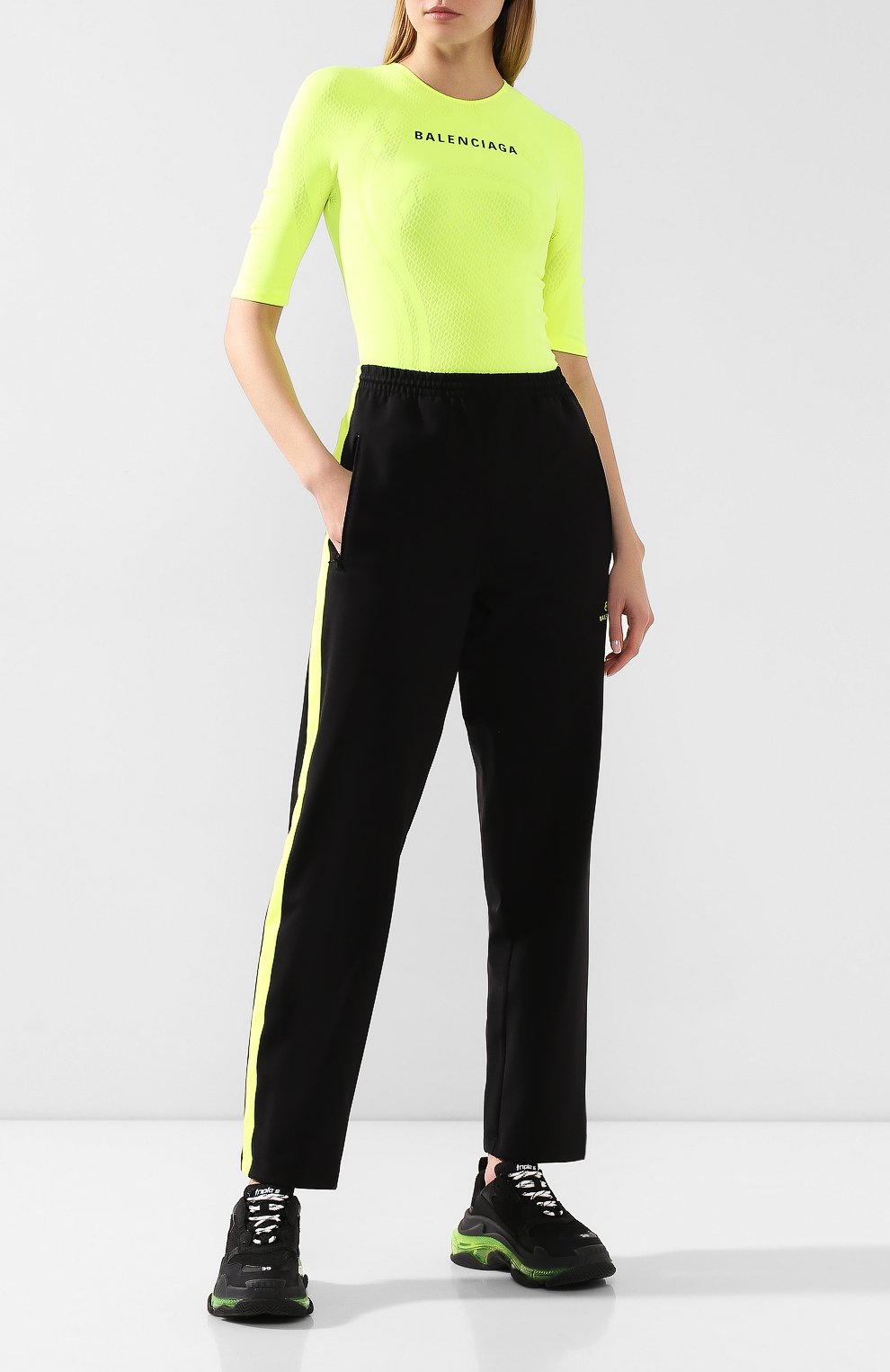 Топ BALENCIAGA желтого цвета по цене 35650 руб., арт. 570786/TEVC1, фото 2 Топ BALENCIAGA, арт. 570786/TEVC1, фото 2
