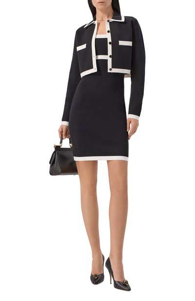 Женское платье из хлопка и вискозы NINA RICCI, арт. 26PMR0023/ML0596