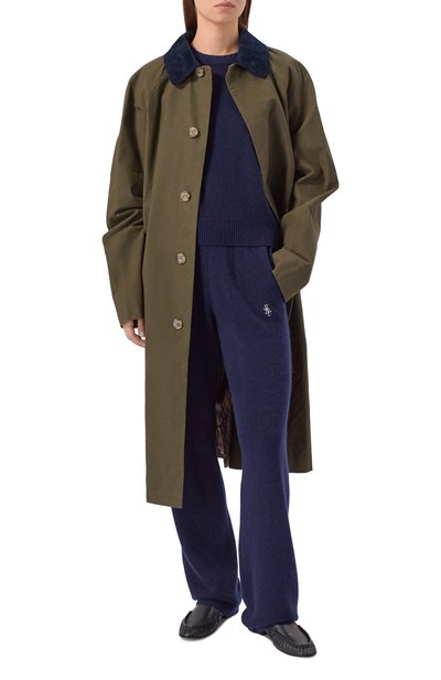 Пуловер из кашемира и шерсти SPORTY AND RICH, арт. WS01264302BL106, фото 2