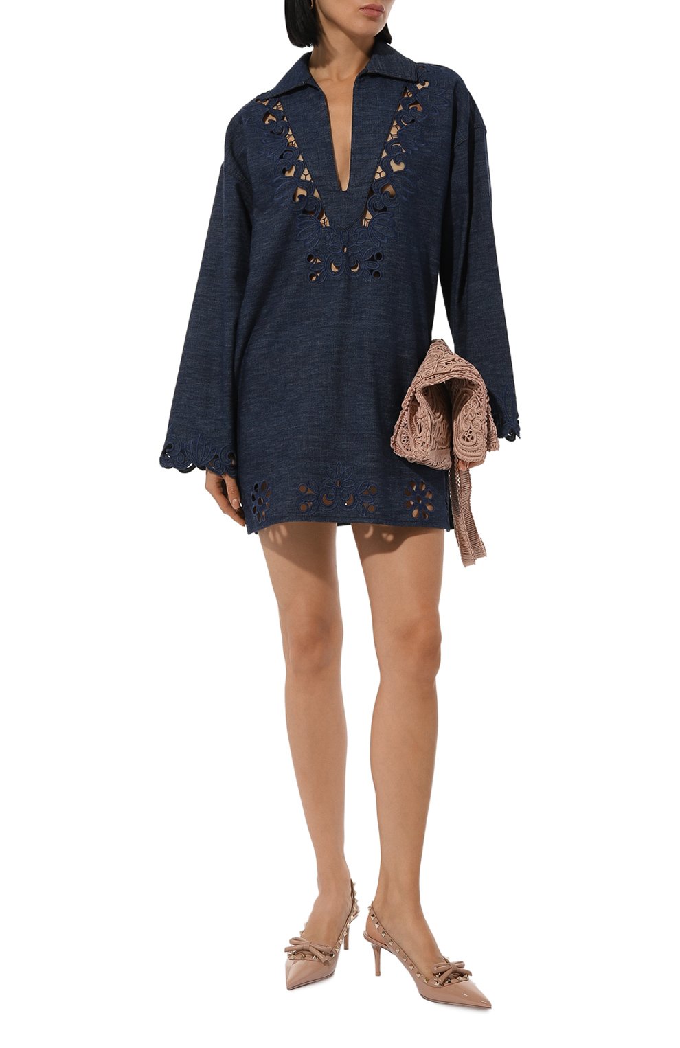 Кожаные туфли rockstud bow VALENTINO, арт. 5W2S0IB8/TZE, фото 2