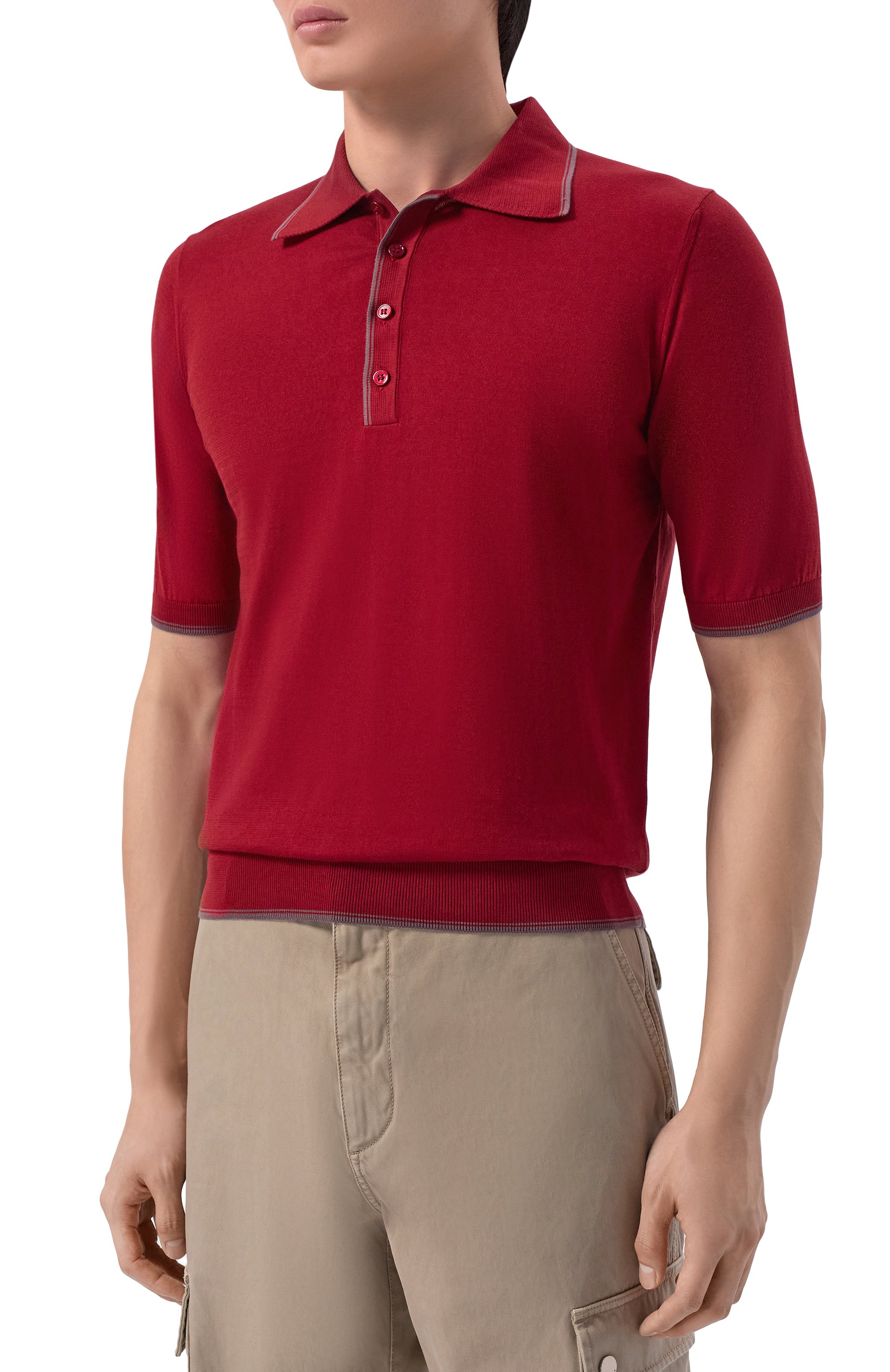 Хлопковое поло MVST, арт. M26.CSM.K401/FSI26I, фото 3