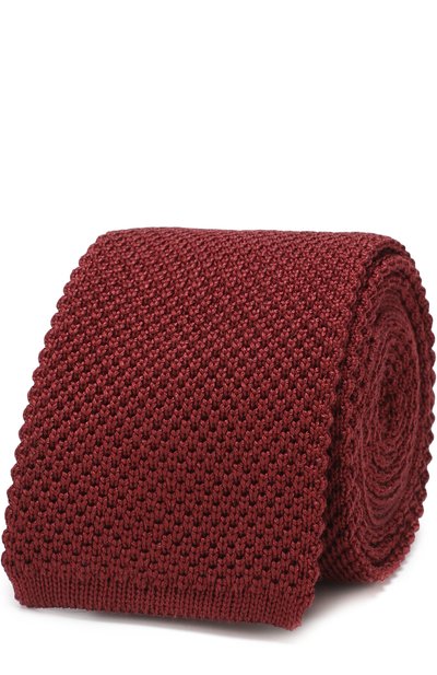 Мужской шелковый вязаный галстук BRIONI, арт. 090B00/0742J